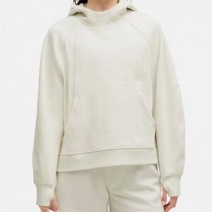Lululemon Scuba Oversized Side-Slit Hoodie BONE XS/S NWT